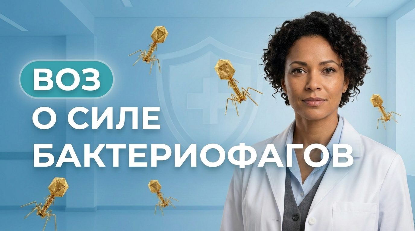 ВОЗ о силе бактериофагов